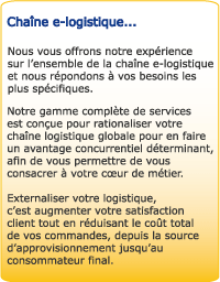 Chaîne e-logistique